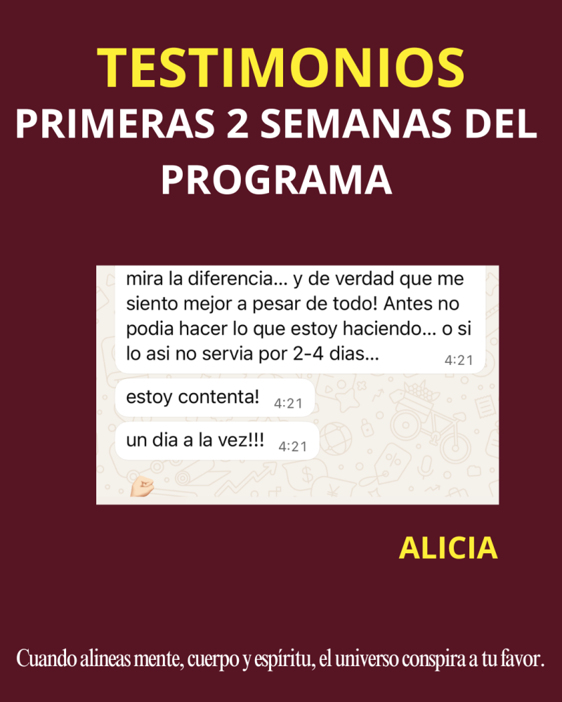 testimonios de Resetea tus Hormonas
